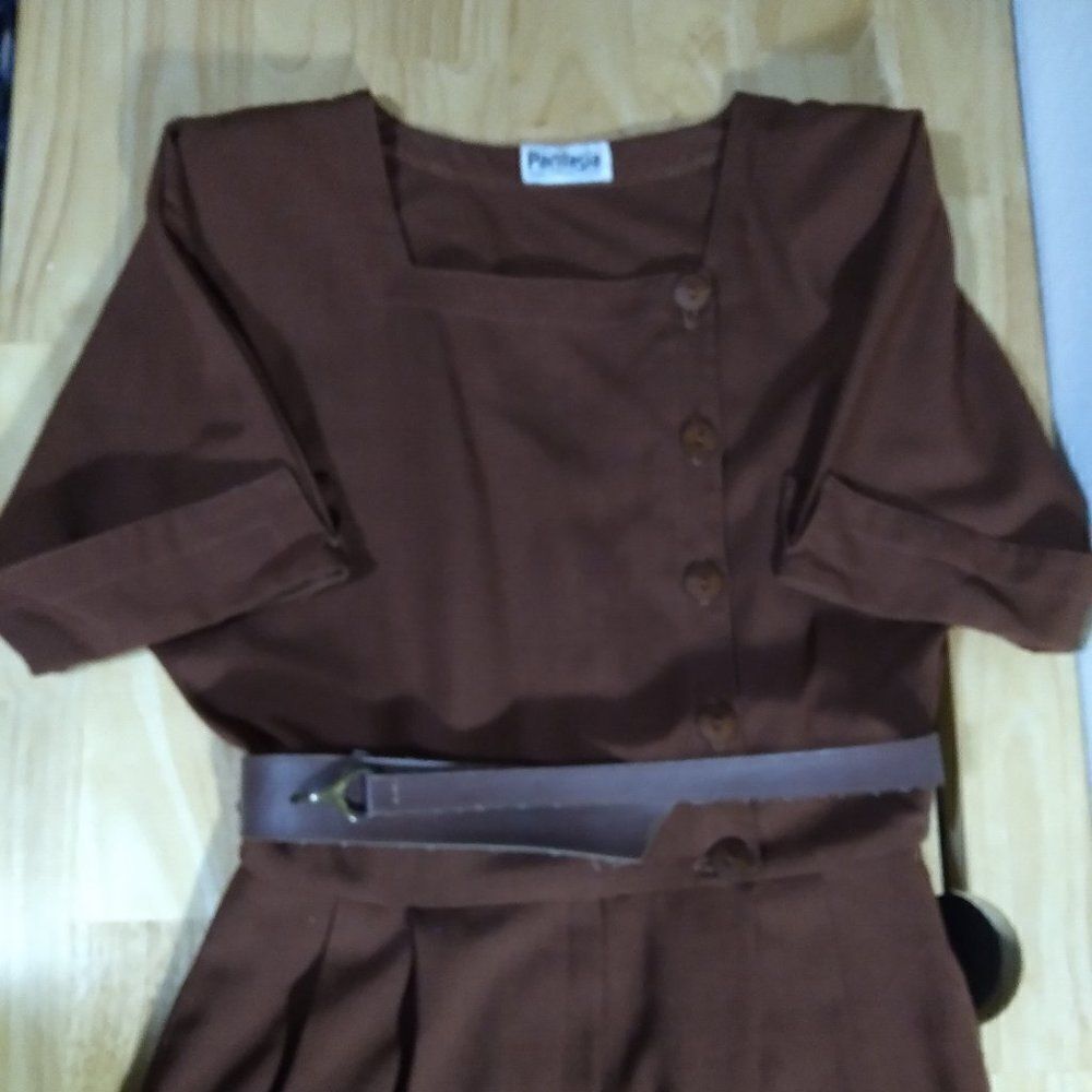 Vintage 70s Pantasia Romper Jumpsuit With Belt